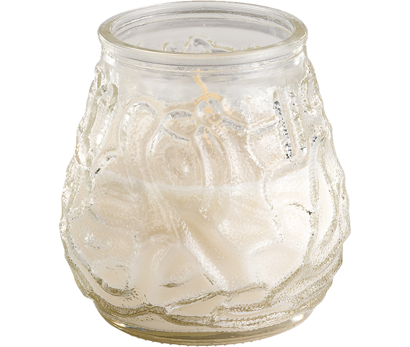 Victorian Glass Candle